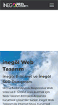 Mobile Screenshot of inegolwebtasarim.com